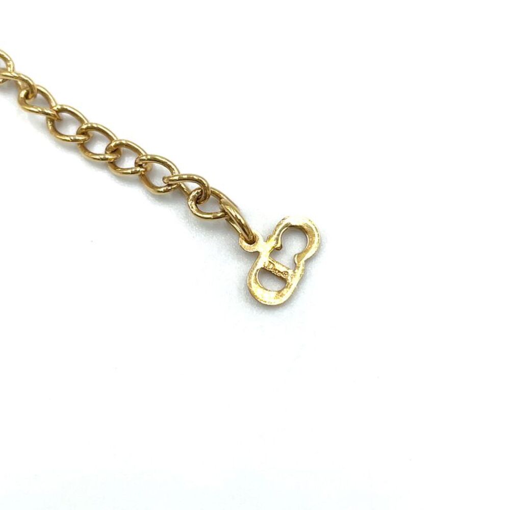 Christian Dior Logo Plate Double Chain Necklace - Picture 4 of 9